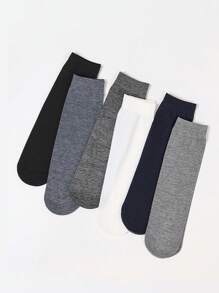 10/20 pares de calcetines de verano para hombres de media caña finos, calcetines de seda de hielo de unicolor para negocios