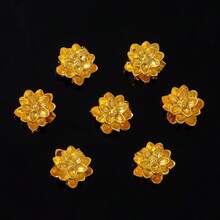 30 buc. Mărgele distanțiere de flori de lotus vintage pentru bricolaj, brățări cu margele, coliere, brelocuri, accesorii de bijuterii