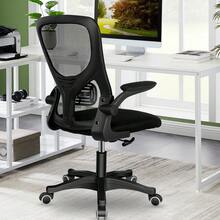 OYAJIA Ergonomic Office Chair: Office Computer Desk Chair With High Back Mesh And Adjustable Lumbar Support Rolling Work Swivel Task Chairs With Wheel 3D Armrests - Black Without Headrest - 查看 8
