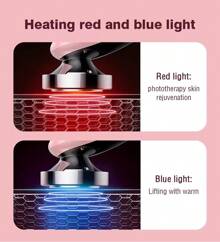 4 Em 1 Dispositivo De Beleza Vermelho Terapia Com Luz Azul Rejuvenescimento Da Pele Aperto Cuidados Os Olhos Limpeza