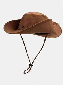 1pc Wide Brim Bucket Hats Men Women Unisex Summer Protection Sun Hat Packable Boonie Cap For Fishing Hiking Gardening Beac - Fisherman's Hat - View 4