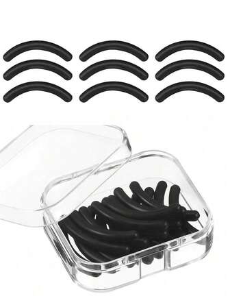 30pcs, Eyelash Curler Replacement Pack Eyelash Curler Pads, Silicone Eyelash Curler Replacement Refill Pads For Universal Eyelash Curler, Black Soft Padded Strips.,Makeup,Cheap,Room Decor,Vanity,Travel,Bedroom,Makeup Accessories,Eyelash Curler,Cheap,Stocking Stuffers,Makeup,Makeup Tools,Cheap Stuff,Gifts,Gifts For Women,Christmas Gifts
