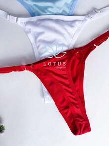 Kit 5 Plain Thong Panties With Side Waist Adjustment Asa Delta Lingerie Premium Intimate Fashion On Sexy Promotion - Nhiều màu - Xem 6