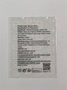 MXYIYANR 10 件蓝色手工按压指甲，短杏仁，3D 贝壳设计，蓝色极光，仿珍珠白，适合女孩日常生活，海边假日装饰，带果冻胶和指甲锉指甲用品 - 藍色 - 查看 8