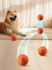 Dog Ball, Automatic Moving Dog Ball, USB Charging Interactive Ball, Durable Automatic Rotating Ball, Suitable For Interactive Toys For Small And Medium-Sized Dogs. The Product Belongs To The Interactive Toy Between The Owner And The Beloved Pet. It Is A Chasing Toy, Not A Gnawing Toy. The Product Also Needs To Be Cared For By The Owner And Pet Together. It Is A Gift For Happy Puppies