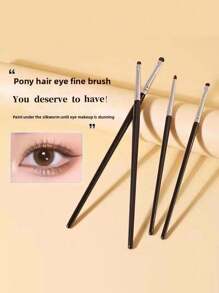 4pcs Eyeshadow And Eyeliner Detail Brush Set, Precision Makeup Brushes For Blending Eye Makeup