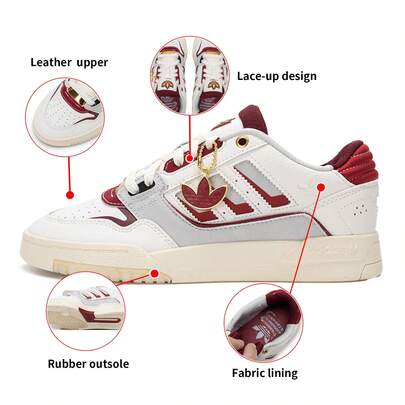 Adidas Originals DROP STEP LOW 2. Clover Men's And Women's Low-Top Casual Shoes, Sneakers, And Sneakers JP9982