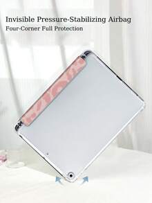 Ayotu 粉色豹纹 iPad 10.2 保护壳，兼容 iPad 9/8 (2021/2020)，兼容三星 Tab A8 10.5，兼容华为 MatePad 10.4 - 磁性自动唤醒/睡眠，手写笔支架，轻巧 - 彩色 - 查看 7