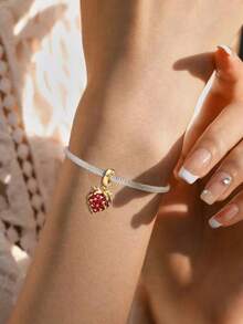 1 PC Golden Fruit Series Pendant Ball Suitable For Bracelets DIY Women's Jewelry - Fruit Collection - View 4