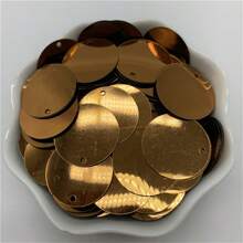 200 szt. 20 mm płaskie okrągłe cekiny z 1 otworem bocznym PVC płaskie okrągłe luźne cekiny paillettes szycie rękodzieło DIY ślubny wisiorek