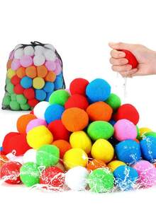 6pcs Random Color Water Balloons, Outdoor Water Splashing Game, Pool, Beach Party Entertainment Water Balloons (Random Package) - Multicolor - View 4