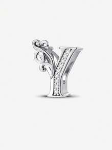 1 PC Vine Letters Beads Pendant Charm Pendant Ball Suitable For Bracelets DIY Women's Jewelry