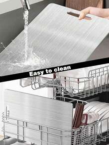 3pcs/1pc Titanium Cutting Board,Titanium Cutting Boards For Kitchen,304 Stainless Steel Cutting Board For Meat Fruit & Vegetable