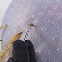 1个染发挑染帽，可重复使用硅胶拉环式染发帽，带钩，专业实用便捷用品，返校季、旅行度假必备，女士美发配件，梳子，理发师配件，吹风机，头发，理发师，美发工具，美发产品，吹风机，头发，配件，美发产品，美发工具，梳子，理发师，理发师配件，美发设备，发型，美发，头发，旅行，美发产品，美发工具，美发用品，理发师，理发师配件，理发店，美发设备 - 彩色 - 查看 4