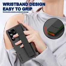 Luxury Wrist Strap Phone Case Compatible With Samsung S24Ultra S23Ultra Galaxy S24 S23 S22 S21 S20 S10 S9 S8 FOLD2 FOLD3 FOLD 4 FOLD 5 FOLD 6, Apple, Compatible With IPhone, 11Ultra Plus, Protective Cover Compatible With Samsung Galaxy, 12 13 13Pro 13ProMax 14 14Pro 14ProMax 15 15Pro 15ProMax Series - 腕帶-黑色 - 查看 6
