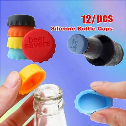 Multi-Functional Silicone Rubber Bottle Caps