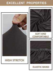 Juego de mesa de exterior de 3 piezas, que incluye 1 mantel y 2 fundas para bancos, esencial para camping, de unicolor apto para todas las estaciones, set de mesa de picnic al aire libre, barbacoa, camping, fiestas, fácil de limpiar - Gris Oscuro - Ver 4