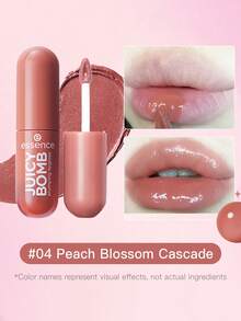 Essence JUICY BOMB Plumping Lipgloss 04 Peach Blossom - 2.6ml - 04Peach Blossoms - View 1