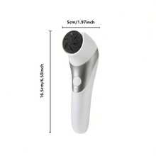 Rechargeable Electric Foot Callus Remover - USB Powered Foot Care Tool With Replaceable Roller, Smooth Feet Spa Experience At Home, White And Grey Design - Multicolor - View 12