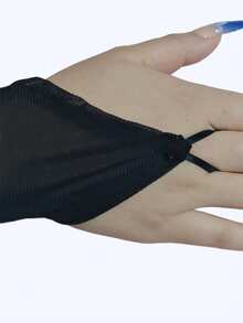 1 Pair Sexy & Stylish Long Arm Warmers With Hookable Fingers, Mesh Sleeve Gloves For Party