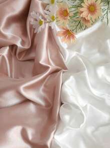 1pc, Photography Background Cloth, Ins Style Cosmetics, Jewelry, Nail Art Photography Decoration Props, Double-Sided Crystal Background Cloth, Solid Color Soft Textile Material - Often Suitable For Photography Studios And High-End Product Display Backgrounds (Size: 75*100cm)