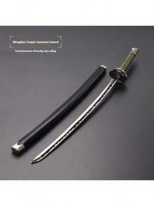 1 pieza Espada de Samurái - Material de aleación de zinc - Periférico de juego y anime - Modo arma - Decoración del hogar - Juguete espada - Regalo de cumpleaños - Día de San Valentín - Regalo perfecto - Coleccionable