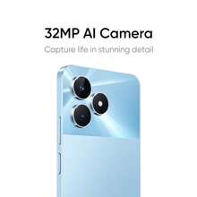 Realme Note 60 解锁手机 3GB+64GB/4GB+128GB/6GB+128GB 全球版，4G LTE，Andriod 14 智能手机，6.74 英寸高清 90Hz 显示屏，5000mAh 电池，3200 万像素摄像头，7.79mm 超薄手机，无适配器