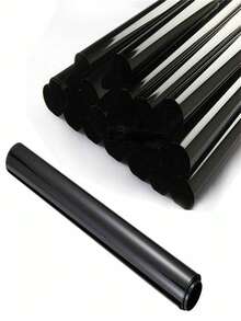 1Roll 5/15/25/35/50/70 Phần trăm VLT Phim cách nhiệt cửa sổ Miếng dán kính Phim che nắng cho ô tô Tấm bảo vệ tia UV Phim dán trang trí phòng Trang trí tường Miếng dán tường Miếng dán cá nhân hóa - màu đen - Xem 9