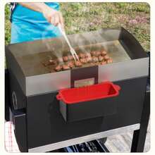 1 Stück Silikonfettauffangbehälter, wiederverwendbares Grillzubehör, Fettauffangbehälter für Schwarze Stein Grills