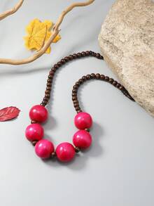New Bohemian Retro Style Fashion Classic Versatile Handmade Necklace - Multicolor - View 3