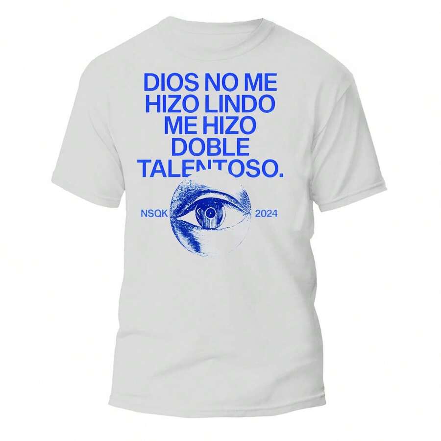 Playera Blanco NSQK Rap Mexicano 100% algodón 04 - Blanco - Ver 1