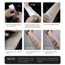Waterproof Vivid Mystical Snake Themed Temporary Tattoos, Long-Lasting Sexy Party Tattoo, Artist Original Design