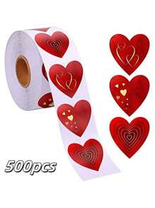 500 Stück funkelnde Herz-Aufkleber - sortierte Farben mit glitzernder Oberfläche, perfekt für Geschenkanhänger, Kartendekorationen und Partydekorationen | Ideal für Geschenke für Lehrer, Valentinstag und Feiern, Geschenkanhänger Dekorationen | Aufkleber mit glitzernder Oberfläche | Material: Polyvinylchlorid, Geschenkdekorationen