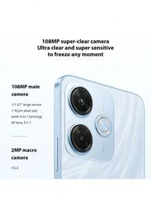 Xiaomi Redmi 13x Smartphone 8GB+256GB Global Version Helio G91-Ultra Processor 6.79" FHD+ DotDisplay Up To 90Hz Refresh Rate 108MP Super-Clear Main Camera 5030mAh (Typ) Supports 33W Fast Charging 3.5mm Headphone Jack Xiaomi HyperOS