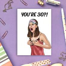 Simple And Interesting Birthday Cards, 30th Birthday Cards, Greeting Cards For Your Wife, Friends And Colleague - Red - View 5