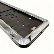 Marco de Placa de Matrícula de Coche Gosnumber para Números Europeos Alemanes Rusos Soporte de Montaje Número Automóvil Pulido - 1 - Ver 5