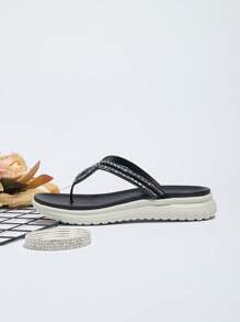 Damskie luksusowe sandały boho z perłami, zdobione kryształkami, plaża, wesele, impreza, biuro, siłownia, na zewnątrz, na cały sezon