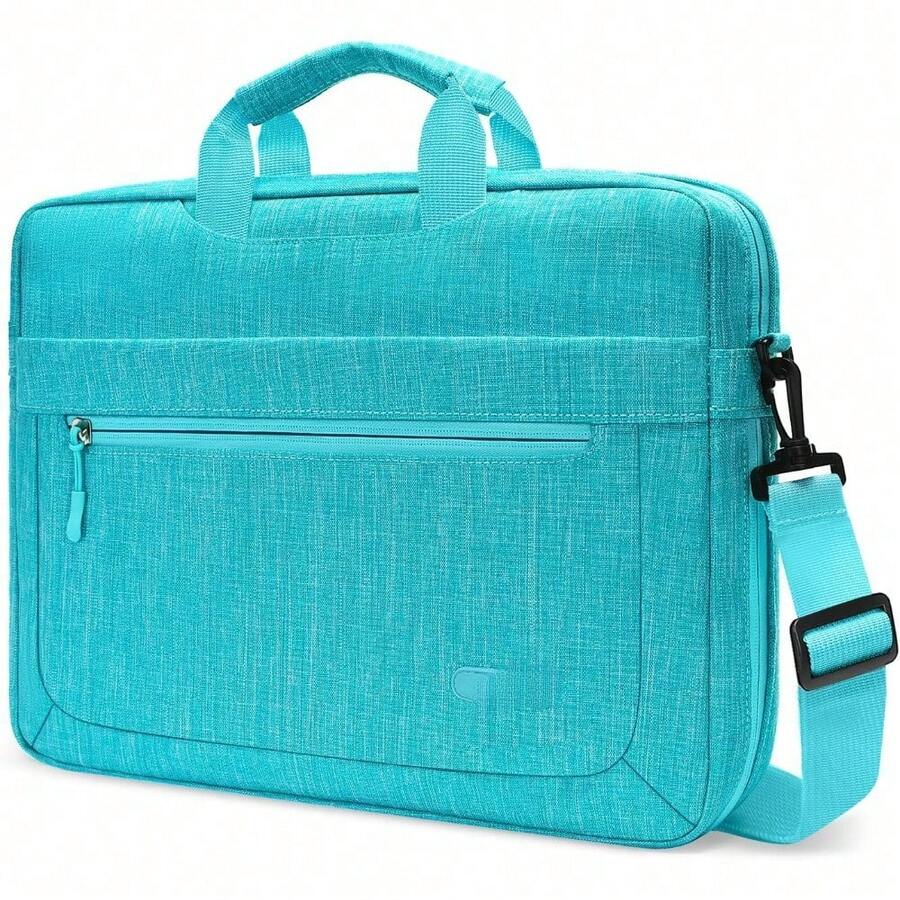 Bolsa de hombro para portátil MacBook Air 15 M2 A2941 2023/Pro 16 M3 A2991 M2 A2780 M1 A2485 A2141, funda para portátil de 15-15,6 pulgadas, profundidad y base ajustables, color azul térmico.