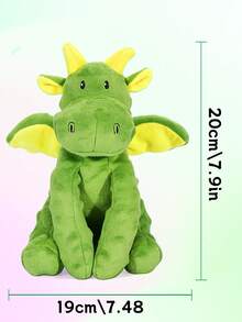 Squeaky Plush Dog Toy, Pterodactyl Shaped, Durable & Chew-Resistant, Suitable For Small, Medium And Large Dogs - Multicolor - View 5