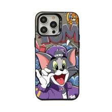 Capinha Capa Resistente A Choques De Tomcat feliz i Phone  xs max xr 7 8  11 12 13 14 15 16 pro max galaxy  A12 13 14 30 32 34 50 50 51 52 E S S21 22 23 24 FE Plus Ultra Redmi 12c poco x3 5 6 13c 9 a2 note  9 10 12 13 pro case