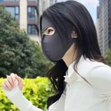 1Pc Summer Ice Silk Sunshade Face Mask Breathable Thin Traceless Riding Face Cover Scarf Anti-UV Facial Gini For Outdoor Surf Cycling Hiking