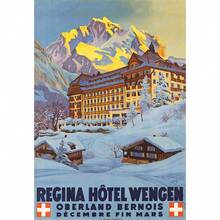 1 pezzo / 3 pezzi di opere d'arte e poster vintage da parete con tema di sci, montagne innevate, Svizzera e altopiani bernesi, stampe su tela per decorazione di pareti di soggiorno, casa, camera da letto, sala da pranzo o bagno, di alta qualità senza cornice, adatto per uso interno ed esterno - Multicolore - Visualizzare 57