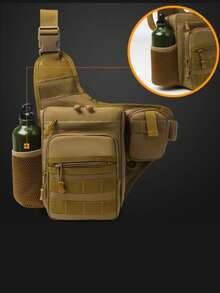Tactical Chest Waist Pack For Men Outdoor Fanny Pack With Multipal Compartments, Perfect For Hiking, Cycling, Camping & Fishing Adjustable Crossbody Strap - Nhiều màu - Xem 2