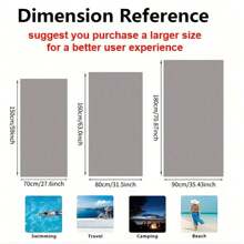 1pc Cherry Print Super Soft Microfiber Beach Towel - Quick Dry, Sand-Free, Lightweight & Highly Absorbent - Ideal For Swimming, Camping, Travel - Great Valentine's Day Gift, Travel Towel | Cherry Pattern Towel | Microfiber Material Summer Holiday Bathroom Decor Beach Essentials