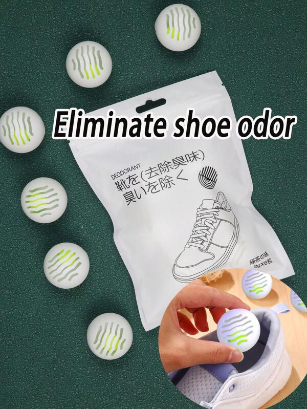 1/6pcs Deodorizing Balls, Effective In Removing Odors, Suitable For Fresh Odors In Fitness Bags And Storage Cabinets, Suitable For Various Shoes, Soccer Shoes, Sports Shoes, Wardrobes, Cabinets, Shoe Cabinets, Cars, Kitchens, Bathrooms, Pet Areas, Deodorizers For Home Air Fresheners, Deodorizers For Home Suppliers (For Process Issues, Please Refer To The Detailed Diagram)