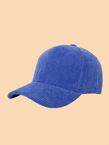 1pc Solid Color,Corduroy,Fashion,Duck Tongue Hat For Outdoor And Daily Use - A - View 12