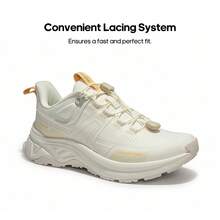 Women's Lightweight Hiking Shoes Quick Laces Outdoors Sneakers Beige - Beige - View 2