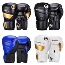 GINGPAI Professional Boxing Gloves For Adults, Youths & Teenagers, Thick Padded Knuckle Muay Thai MMA Training Gloves, Durable Sparring Gloves For Gym, Club & Home Workout - Multicolor - View 6