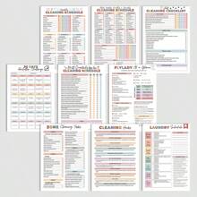 ADHD Cleaning Planner, Home Cleaning Schedule, Weekly/Monthly/Annual Cleaning Checklist, Organizing, Household Chores Notebook,School Supplies,Back To School