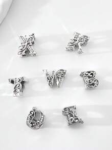 1 PC Vine Letters Beads Pendant Charm Pendant Ball Suitable For Bracelets DIY Women's Jewelry